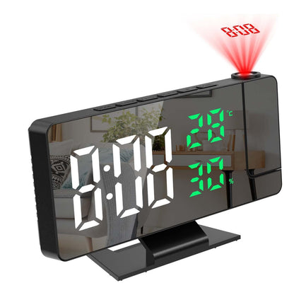 Reloj Despertador De Proyección 180°