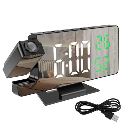 Reloj Despertador De Proyección 180°
